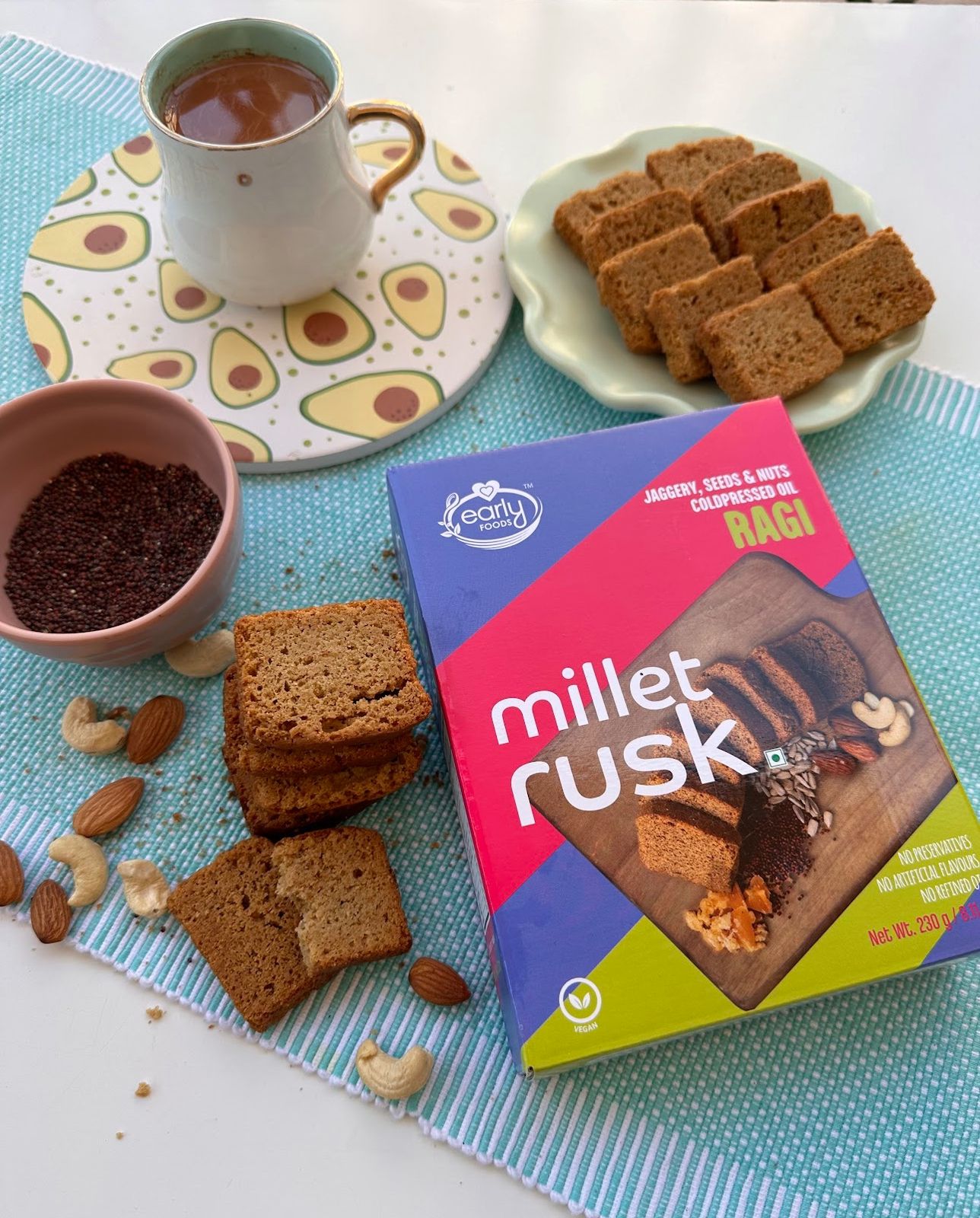 Early Foods-Ragi Millet Rusk 270g
