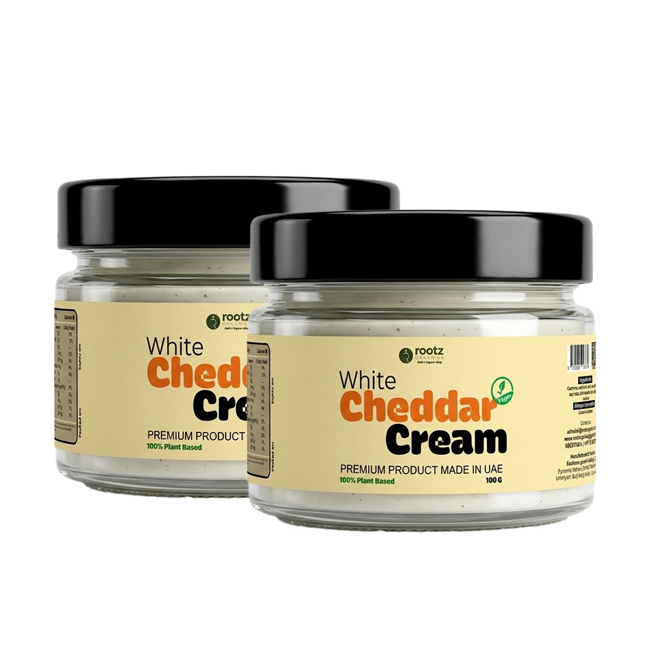 Vegan White Cheddar Cream100g – Pack of 2