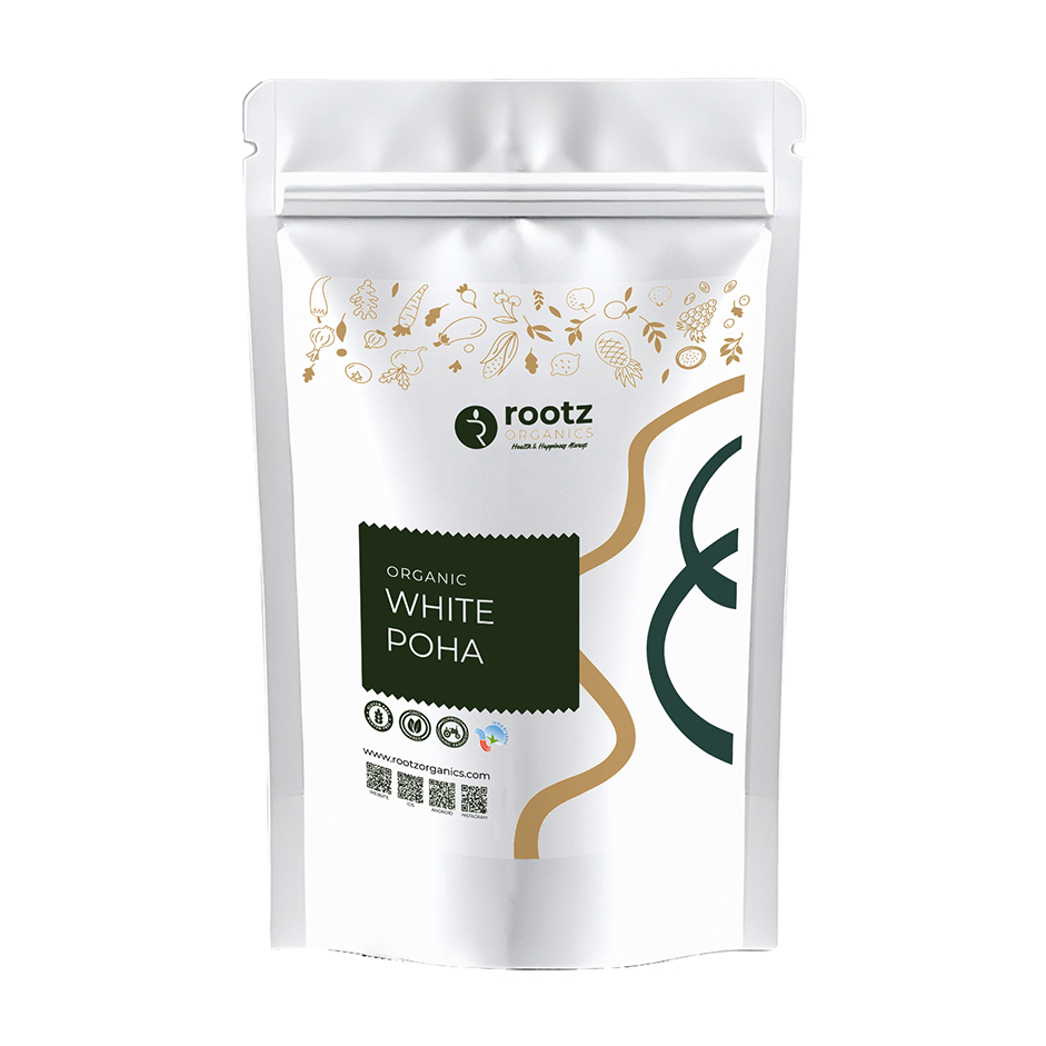 Organic White Poha (Flakes) 1kg