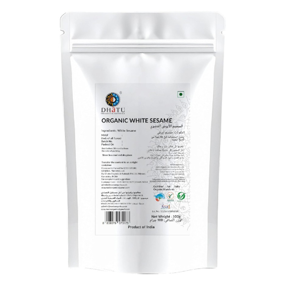 Organic White Sesame - 100 GM