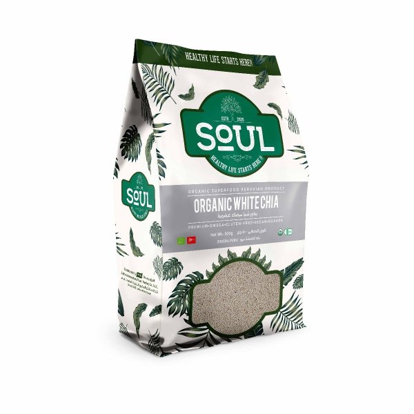 Image of ORGANIC CHIA SEEDS WHITE SOUL-500GM