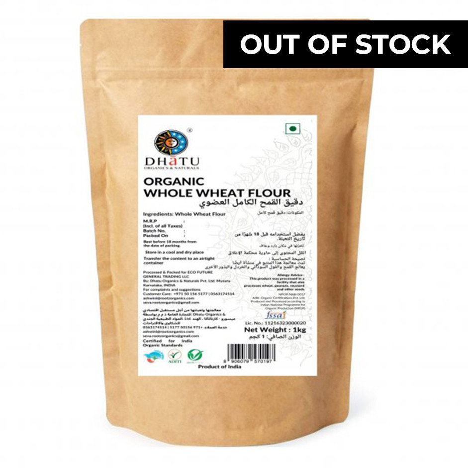 Whole Wheat Flour Stone Ground 1kg