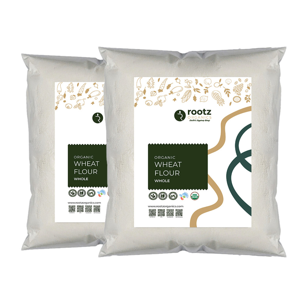Whole Wheat Flour 3kg (Pack of 2)
