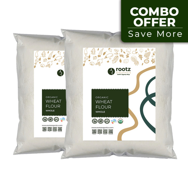Image of Whole Wheat Flour 3kg (Pack of 2)