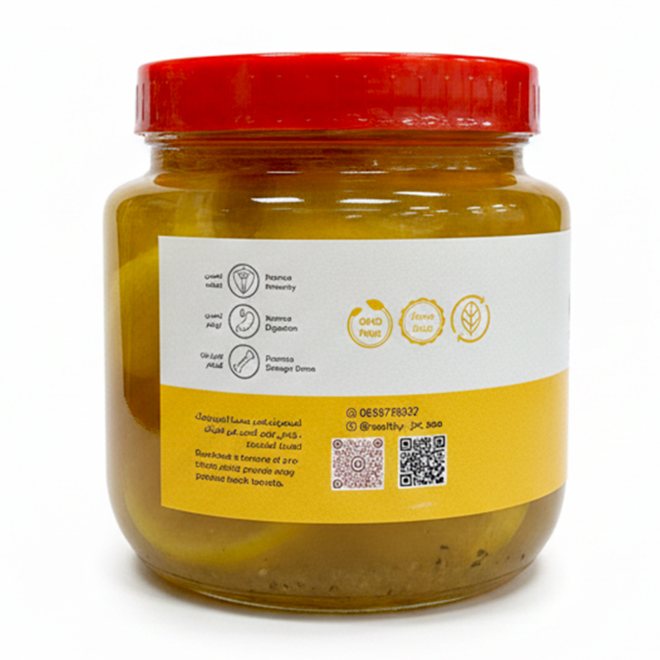 Yellow Lemon Sauerkraut – Naturally Fermented Lemon & Sea Salt-500g