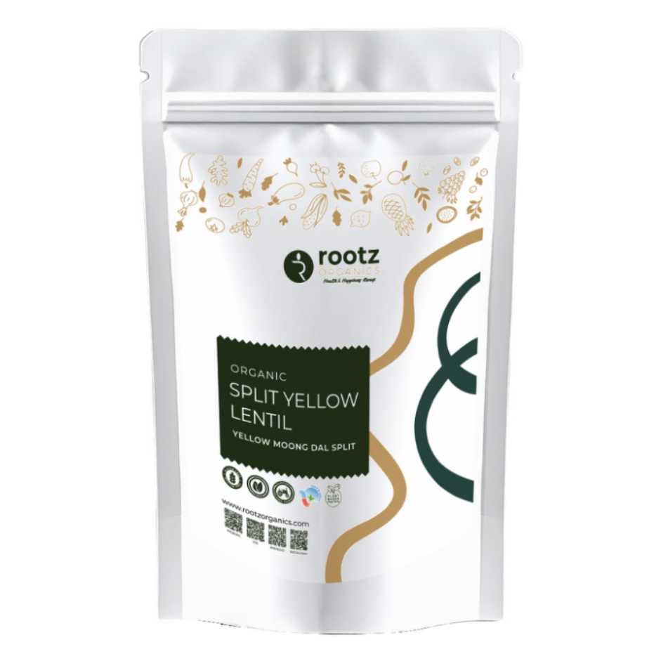 Organic Moong Dal Dhuli Split (Yellow) Dal 1kg