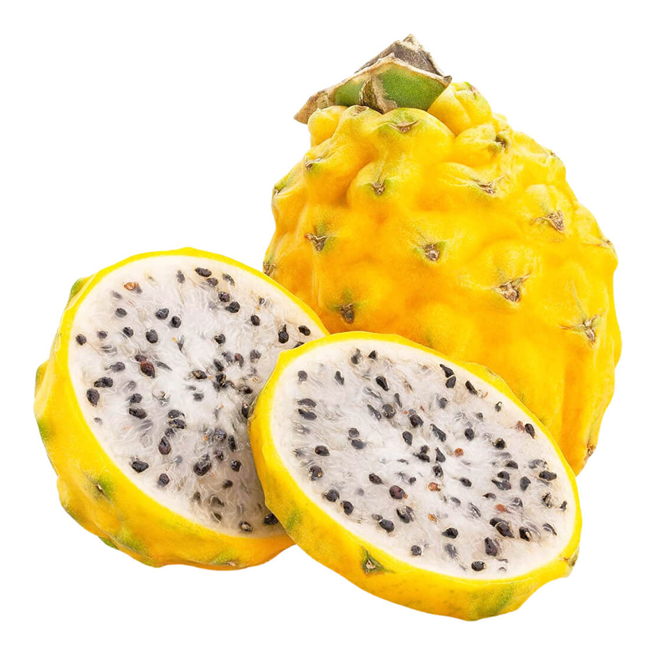 Rootz Organics Yellow Dragon Fruit (Pitahaya) 200-250g — Sweetest Pitaya, Air-Flown from Colombia