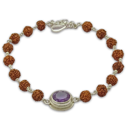 Rudraksha Gem Bracelet for Capricorn