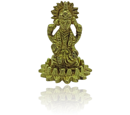 Lakshmi Idol on Lotus
