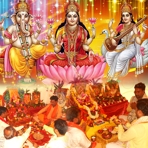Laxmi Ganesh Saraswati Pooja