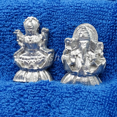 Parad Lakshmi Ganesh Idol