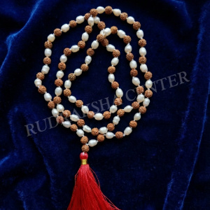 Rudraksha Pearl Mala