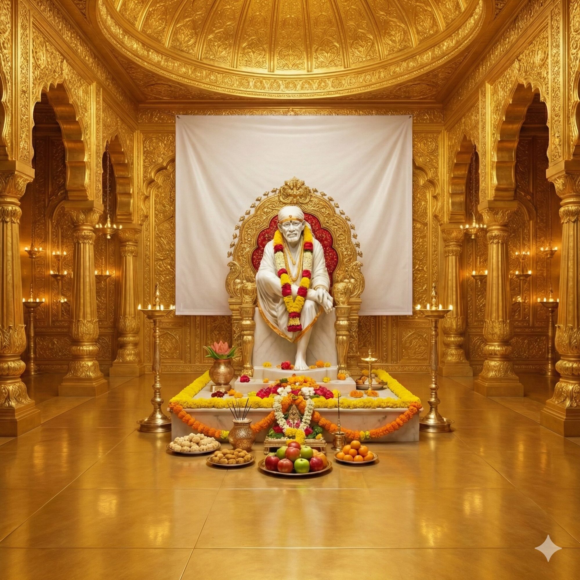 Path Baba Shirdi Shree Sai Baba Chalisa Path and Puja