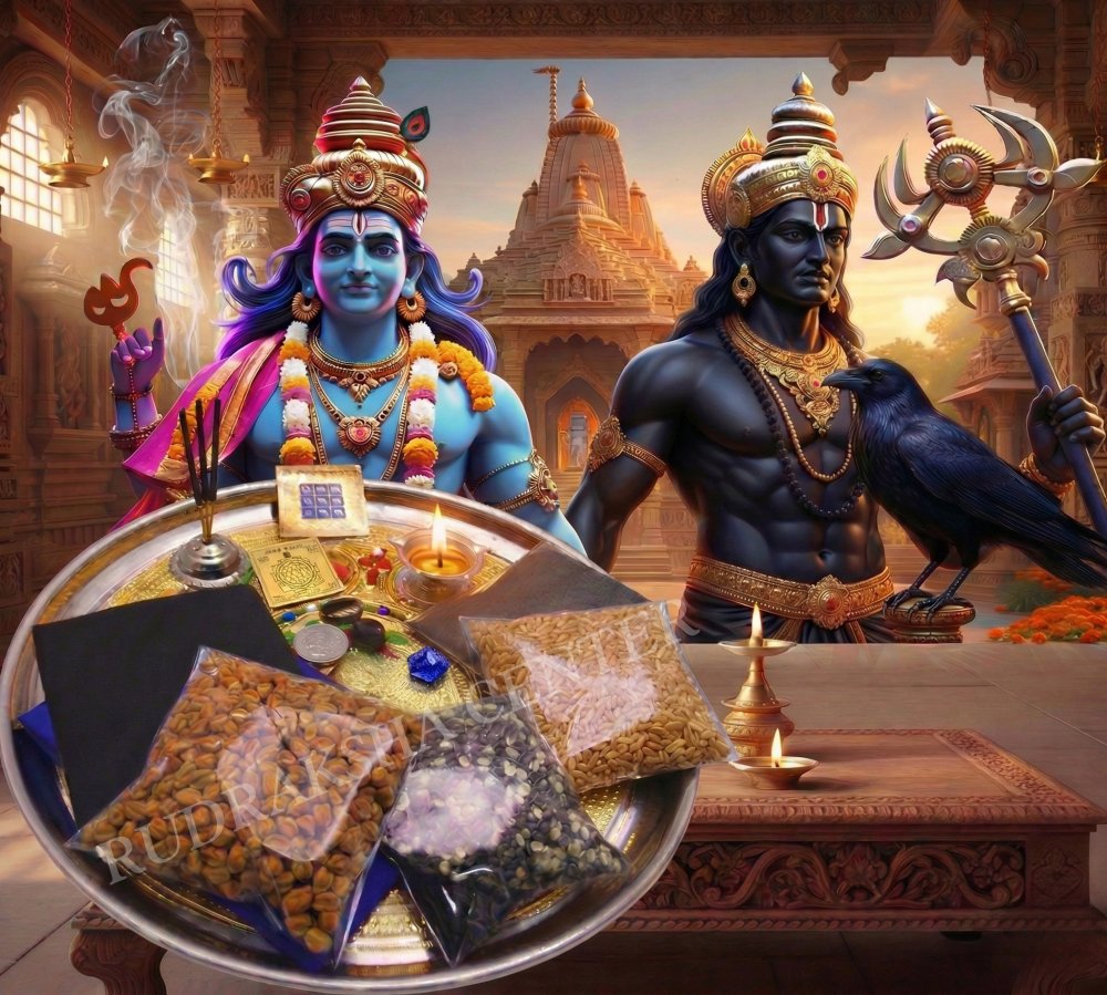 Grah Shanti Pack for Shani Rahu Shrapit Dosh