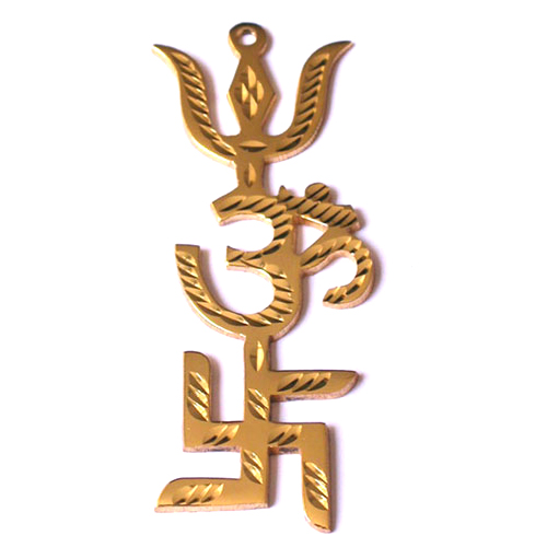 Swastik - Om - Trishul Symbol