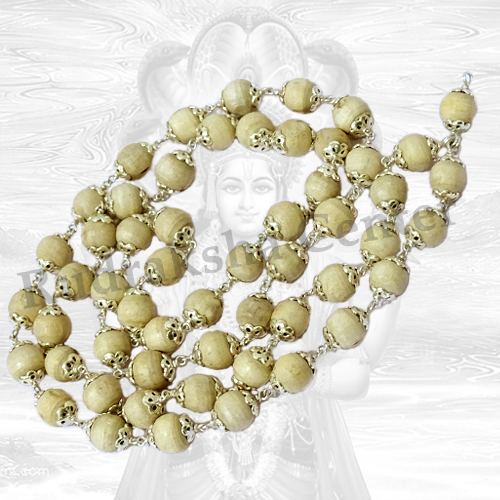 Tulsi Basil Mala in Silver