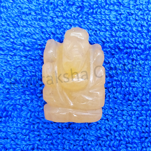 Yellow Aventurine Ganesha Idol