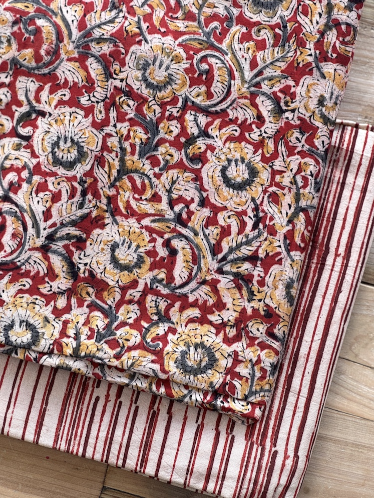 Kalamkari cotton suit 3