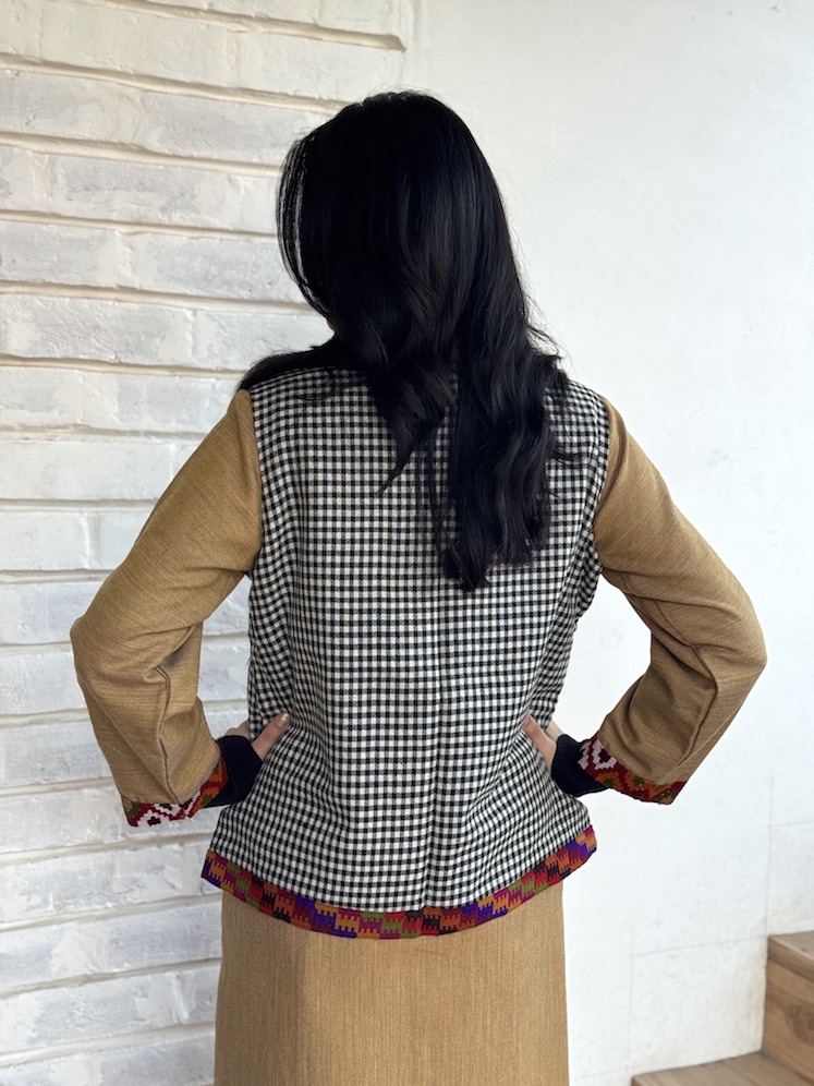 Himachali pure wool straight jacket 3