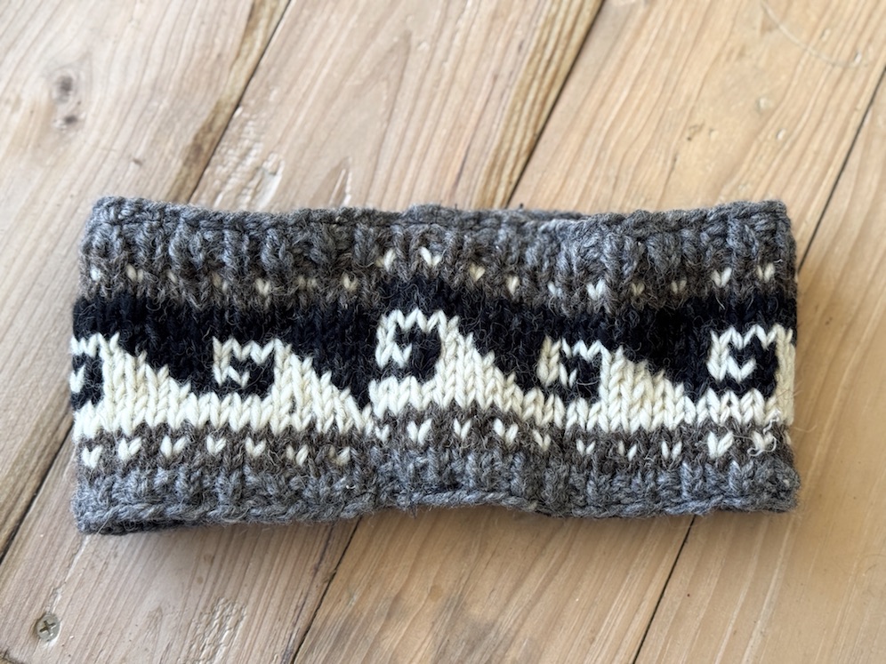 Pure wool ear warmer 2
