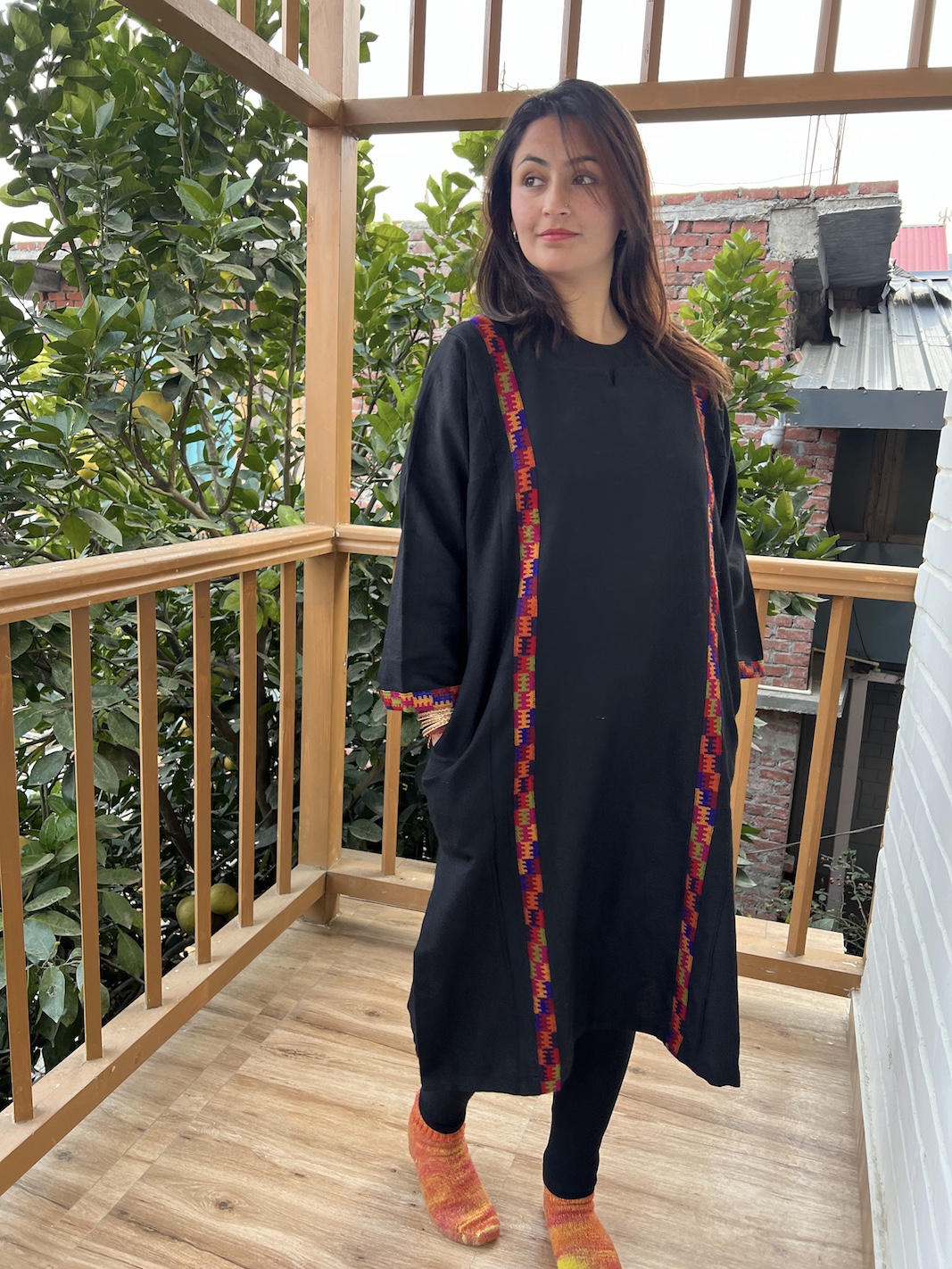 Pure wool Himachali pheran