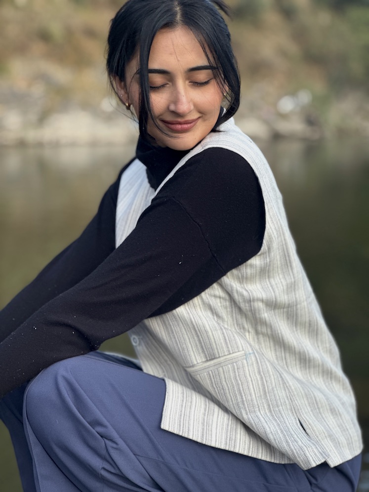 Himachali pure wool straight jacket 4