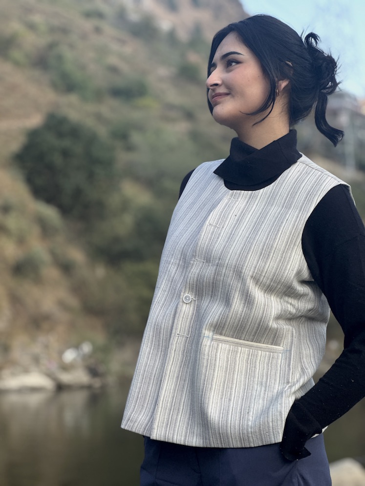 Himachali pure wool straight jacket 4
