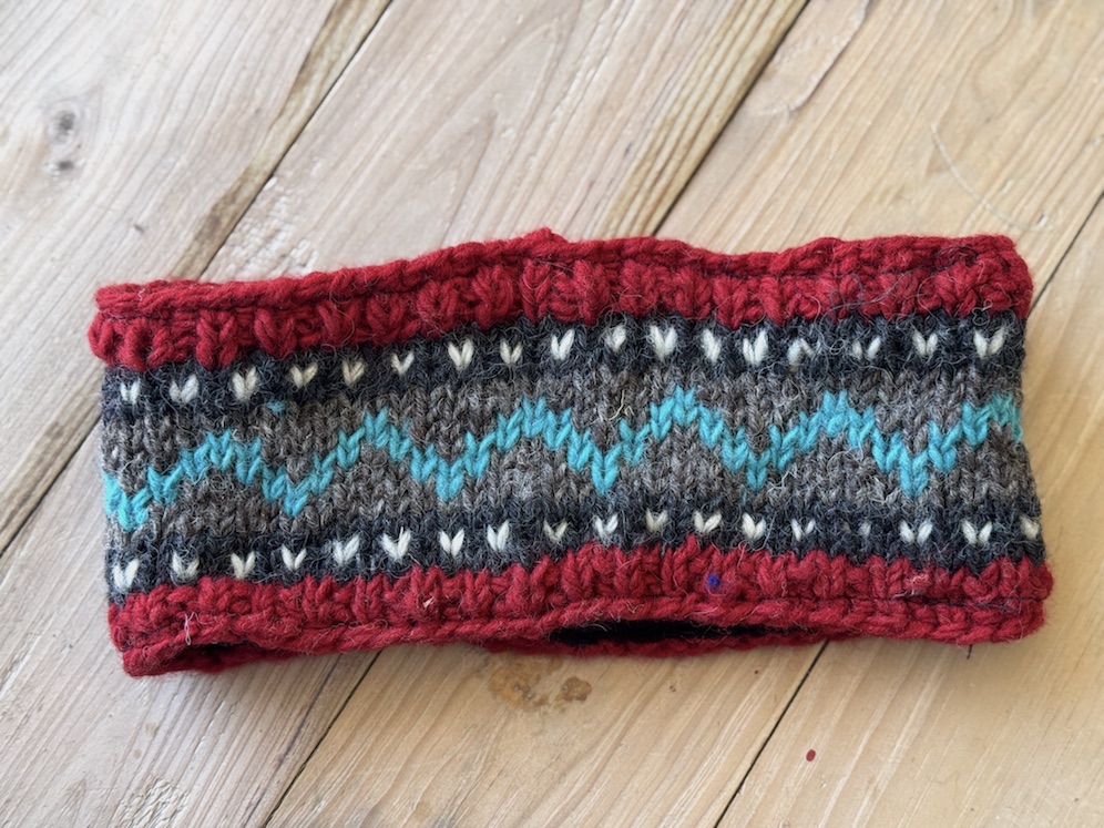 Pure wool ear warmer 12