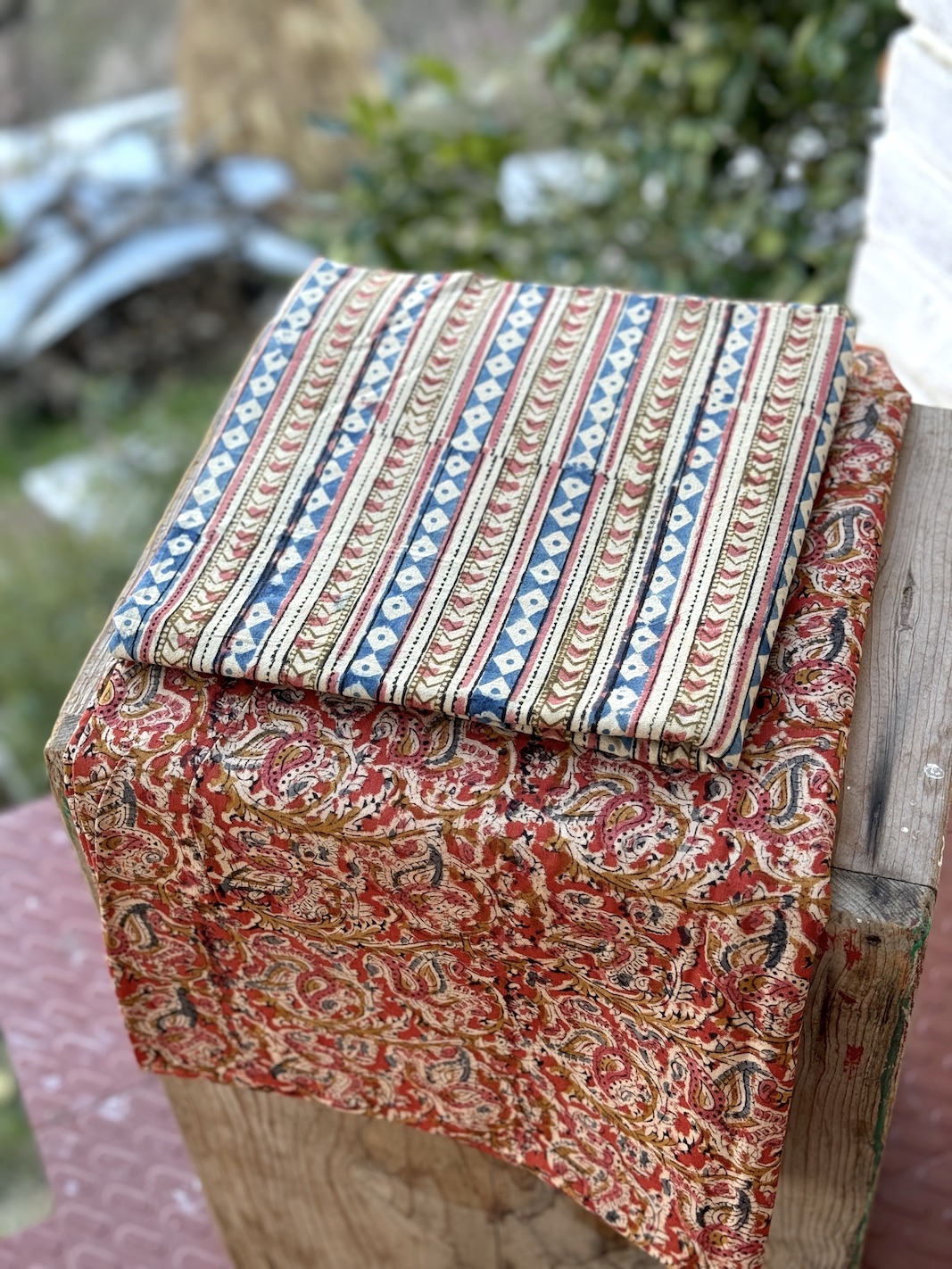 Kalamkari block printed kurta bottom set 1