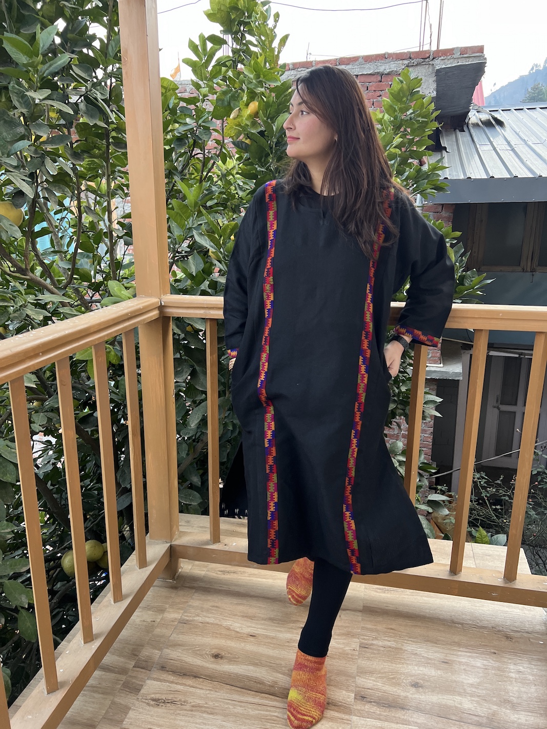 Pure wool Himachali pheran