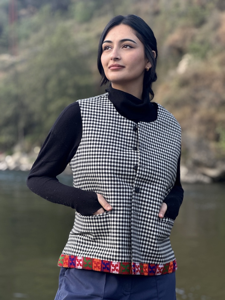 HImachali pure wool straight jacket 1