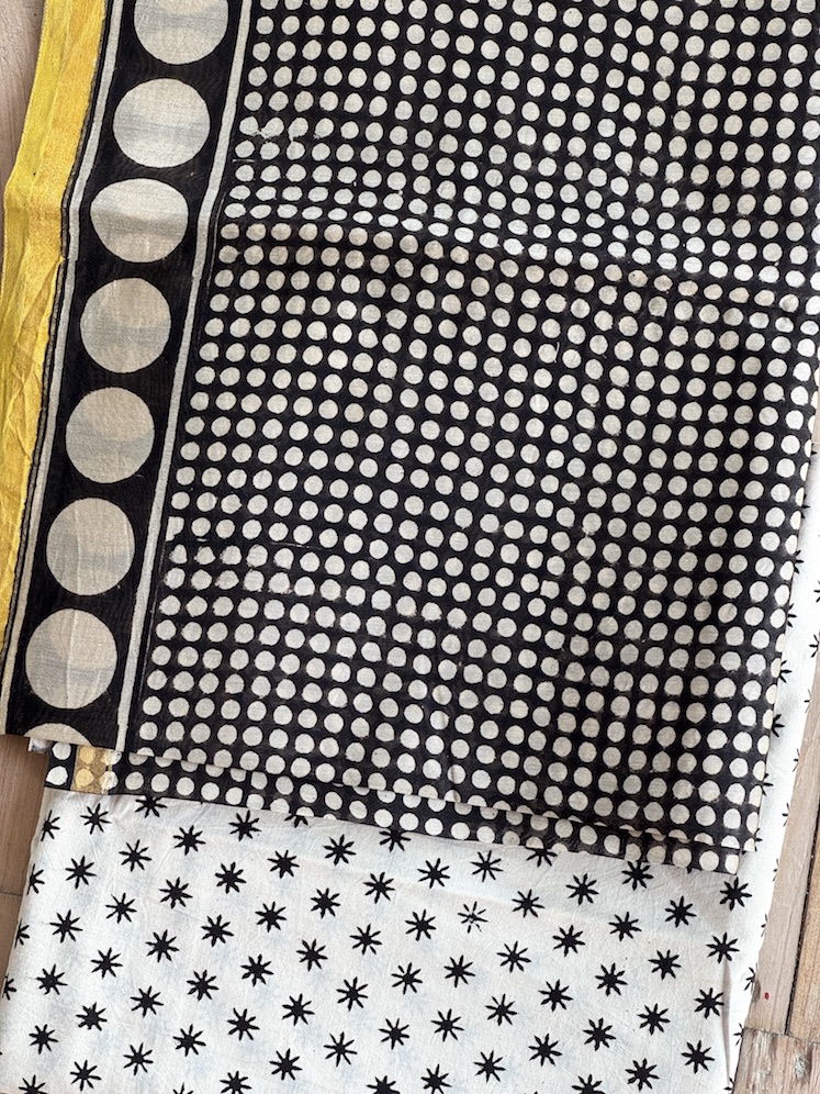 Handblocked chanderi suit 3