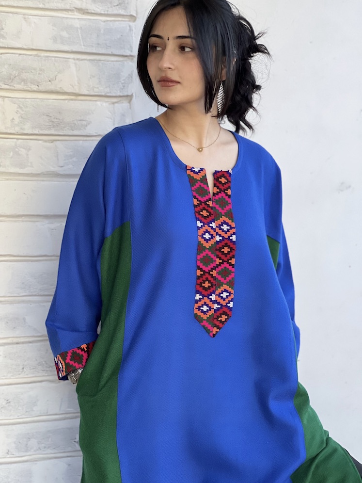 Pure wool Himachali pheran