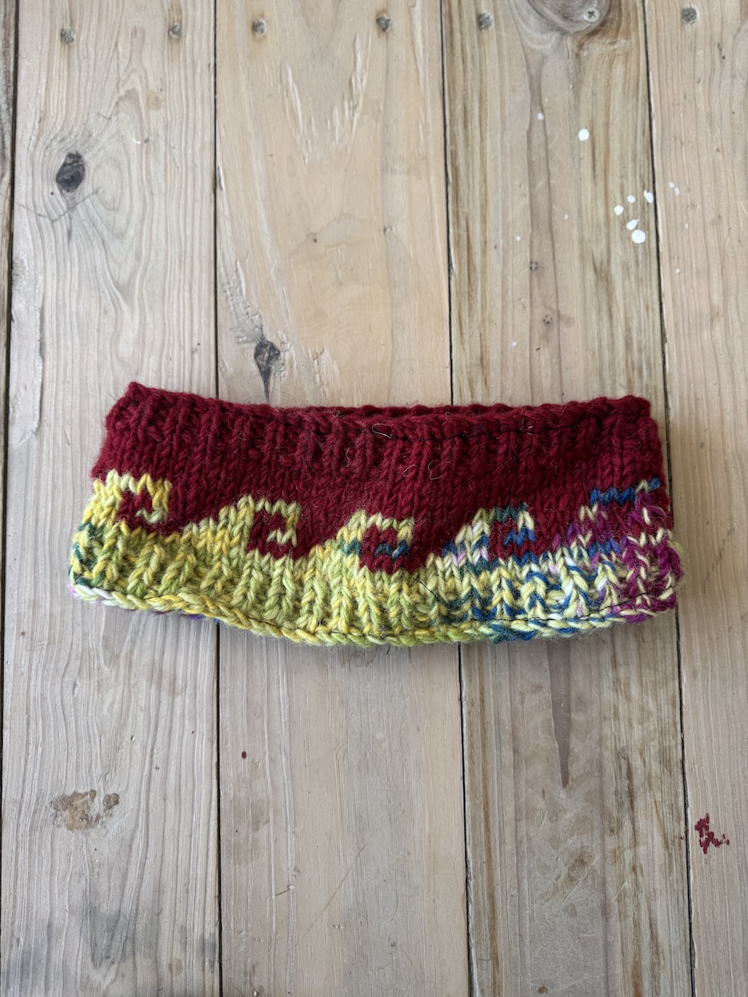 Pure wool ear warmer 25