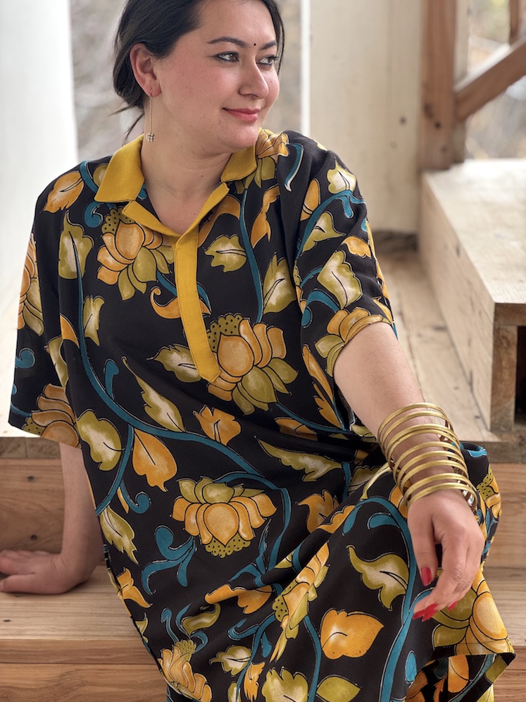 Kalamkari kaftan kurta 2