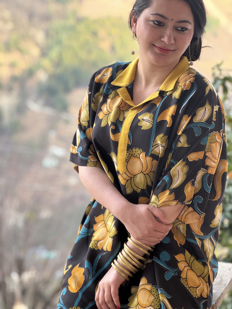 Kalamkari kaftan kurta 2