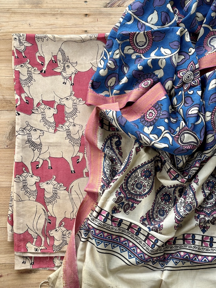 Kalamkari modal kurta dupatta set 2