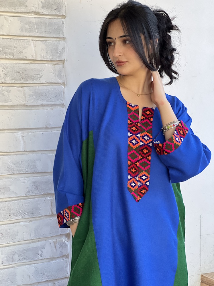 Pure wool Himachali pheran