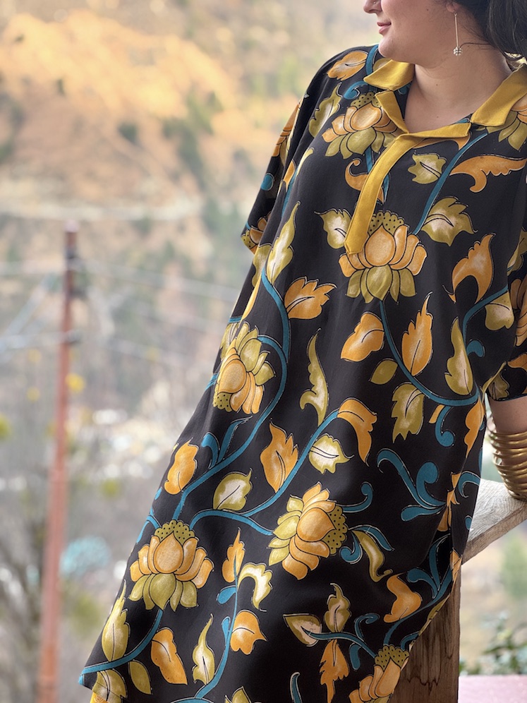 Kalamkari kaftan kurta 2
