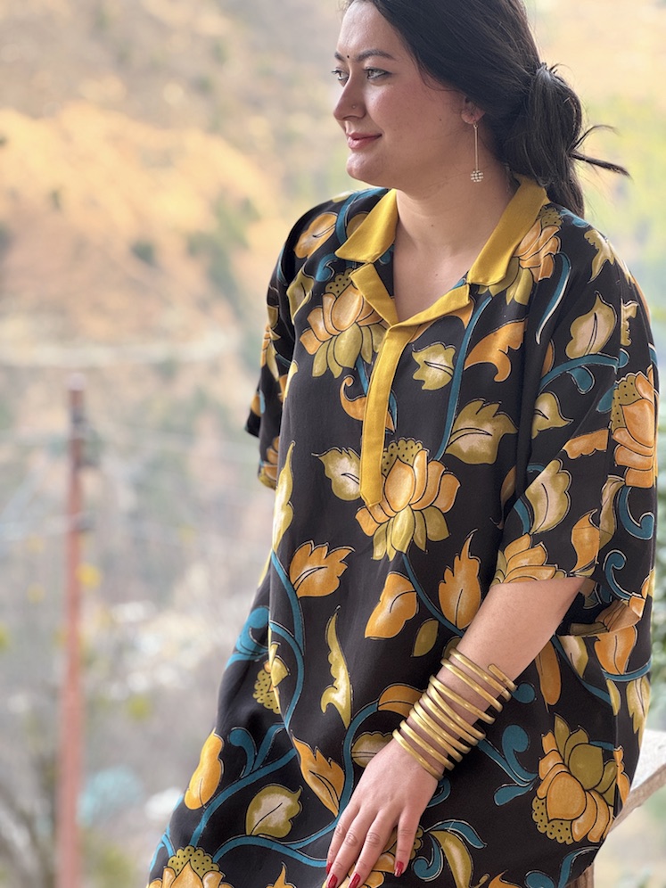 Kalamkari kaftan kurta 2