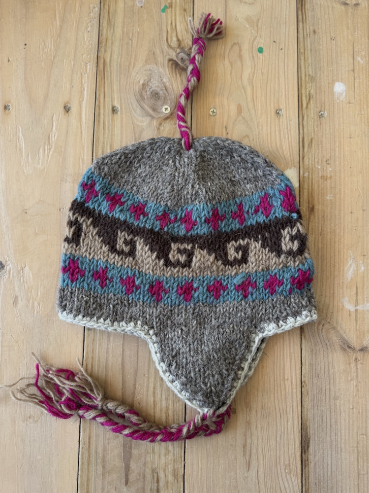 Image of Pure wool cap  with fleece lining 14