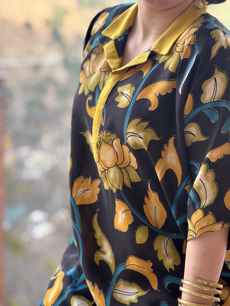 Kalamkari kaftan kurta 2