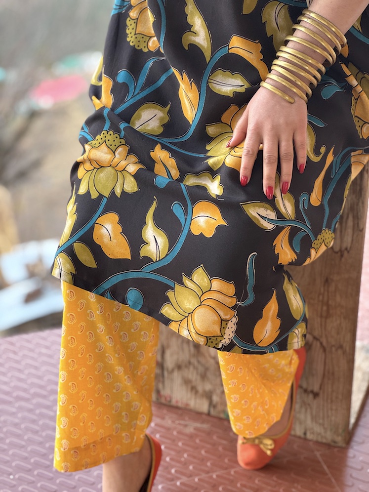Kalamkari kaftan kurta 2