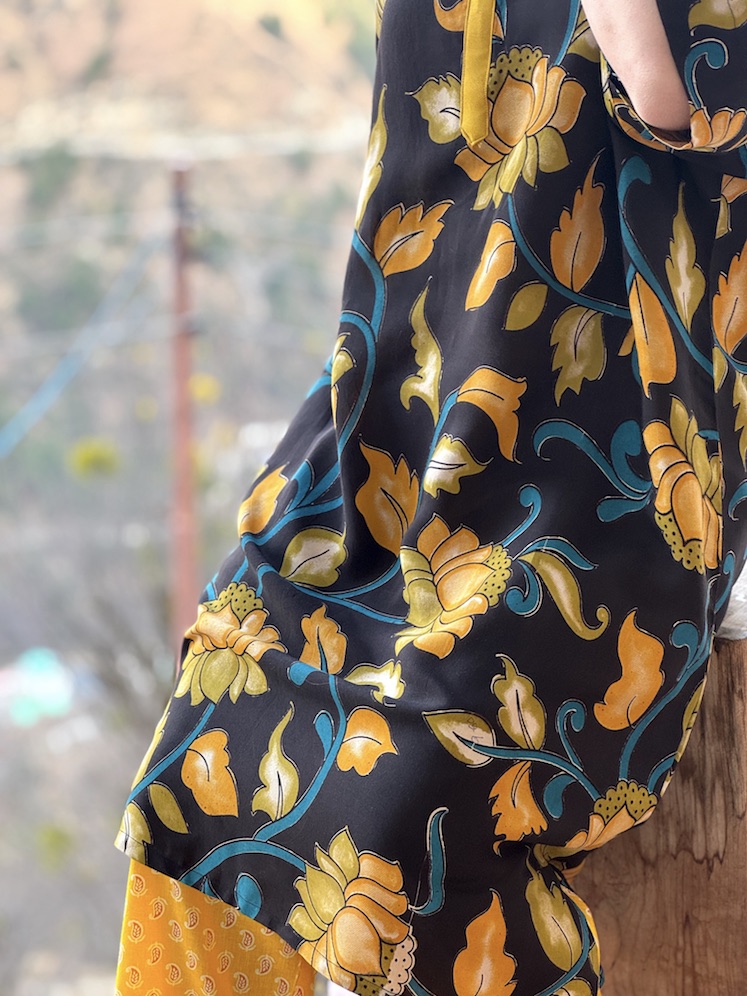 Kalamkari kaftan kurta 2