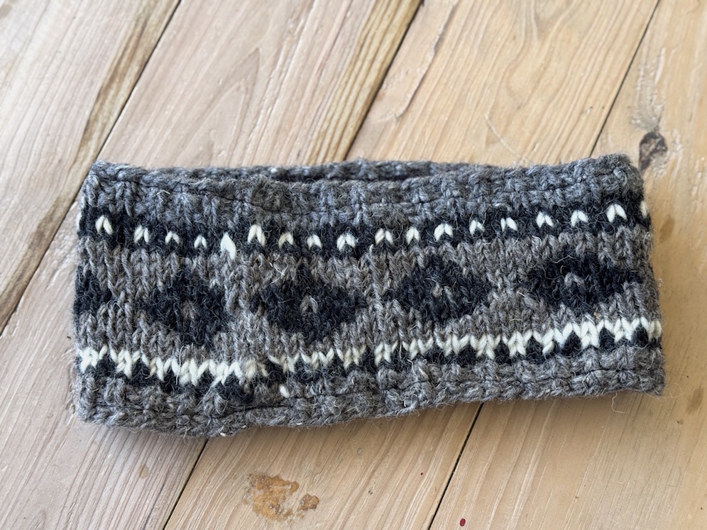 Pure wool ear warmer 15
