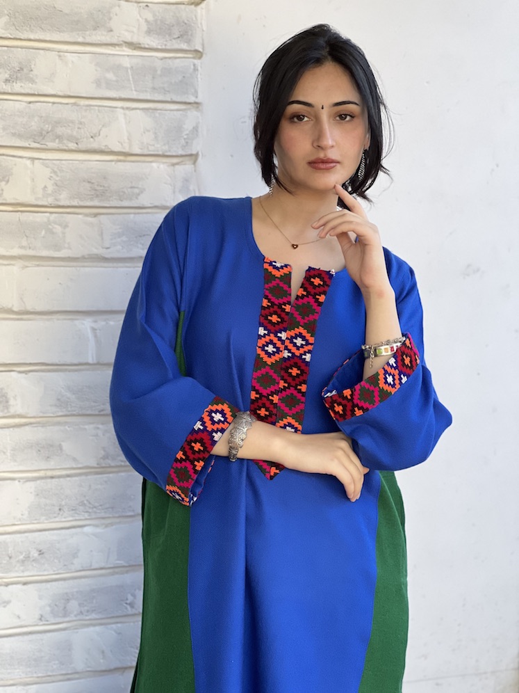 Pure wool Himachali pheran