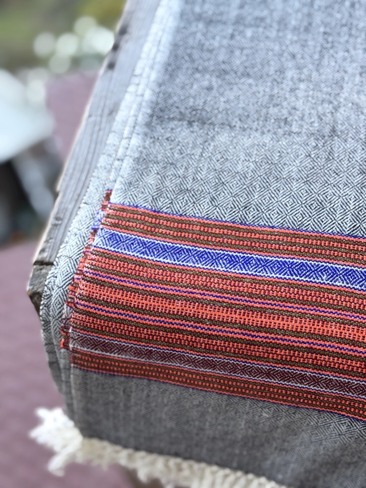 Pure wool dual tone shawl