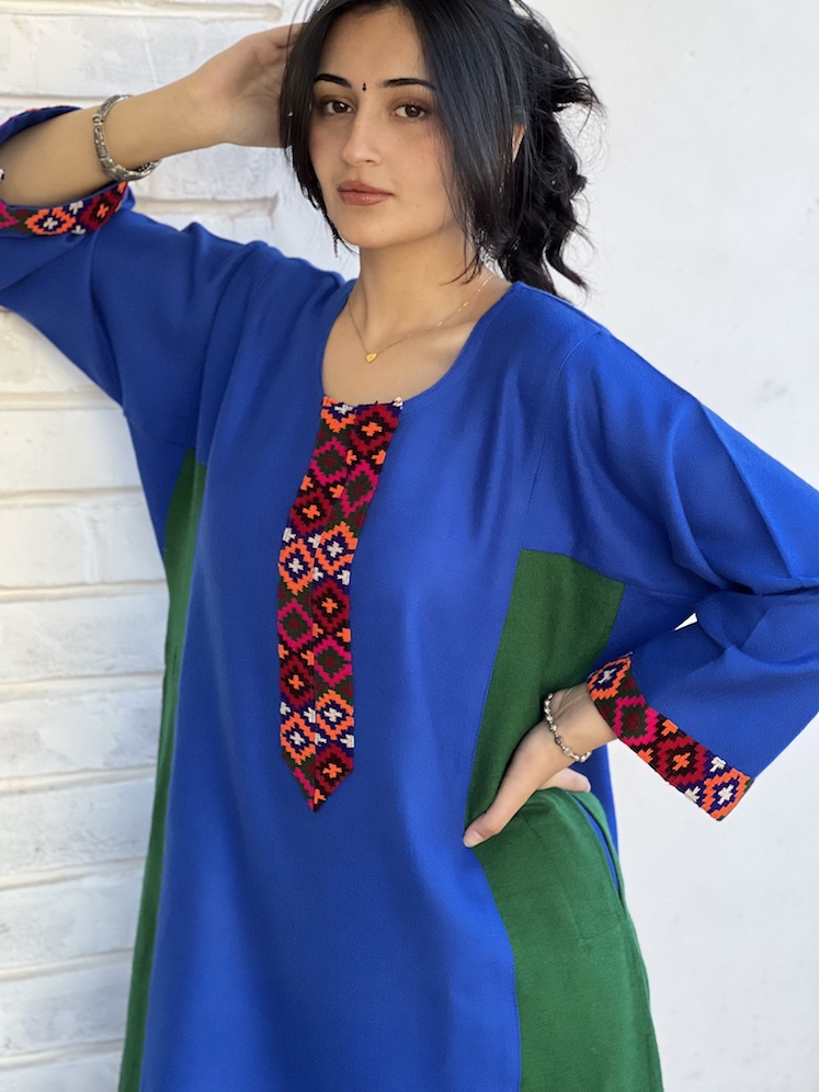 Pure wool Himachali pheran