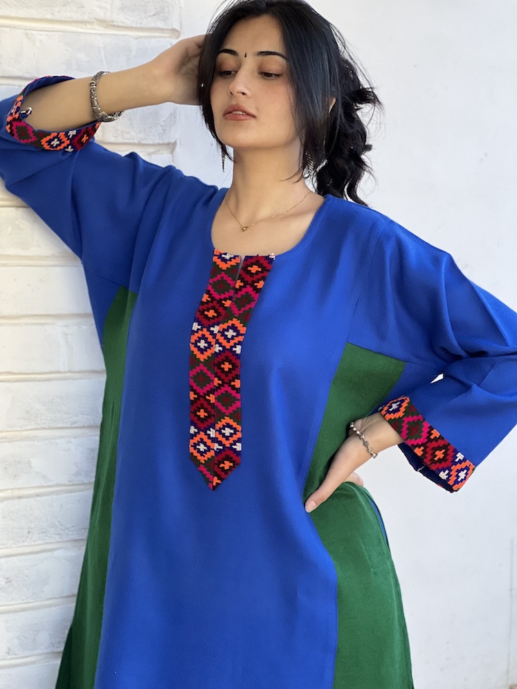 Pure wool Himachali pheran