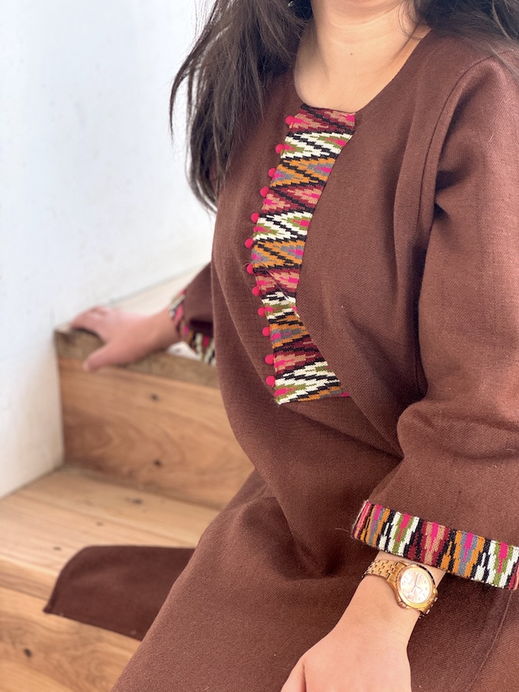 Brown Himachali pheran